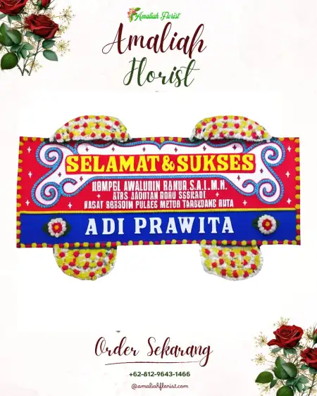 Papan Bunga Ucapan Selamat Candiwatu